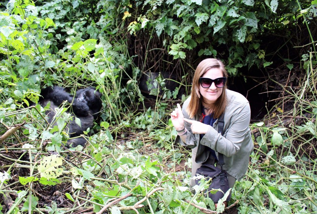 Meeting my gorilla family (Photo: Emily O'Dell)