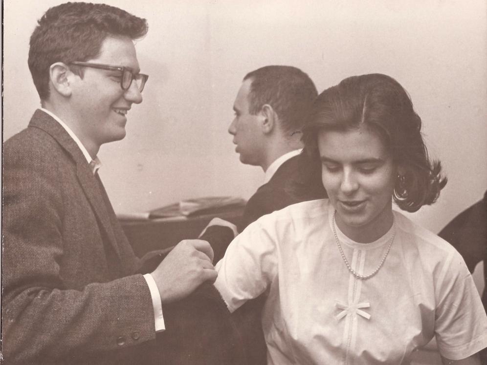Richard Holbrooke and Katharine Pierce as students in 1961 at Brown University. 