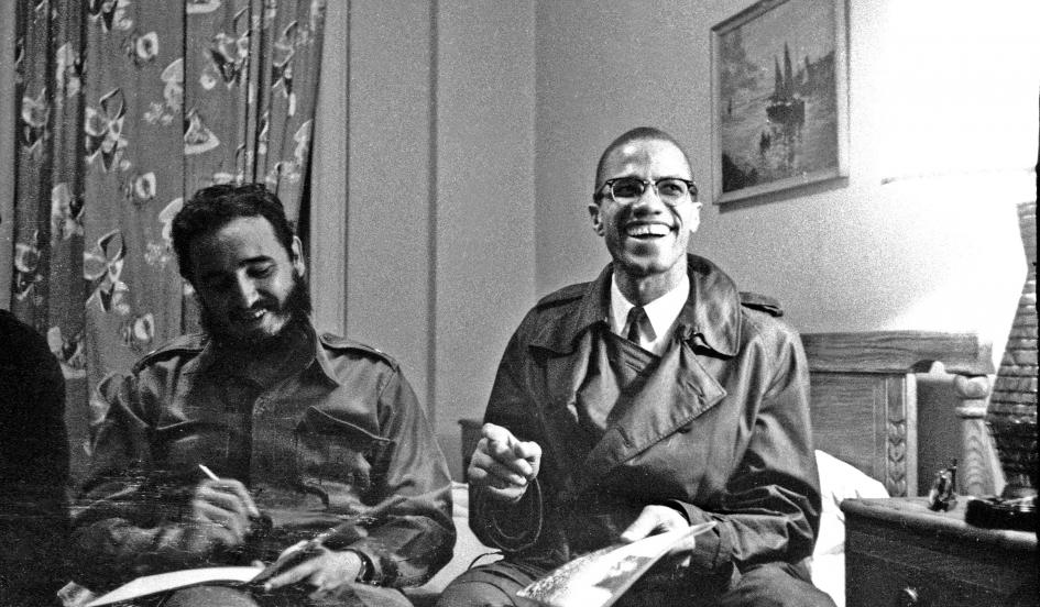Malcolm and Castro in Harlem